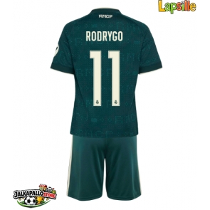 Real Madrid Rodrygo Goes #11 Vieraspaita Lapsille 2026-27 Lyhythihainen (+ shortsit)